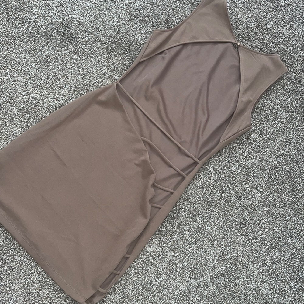 Light brown Fashion Nova Dress / Size Medium